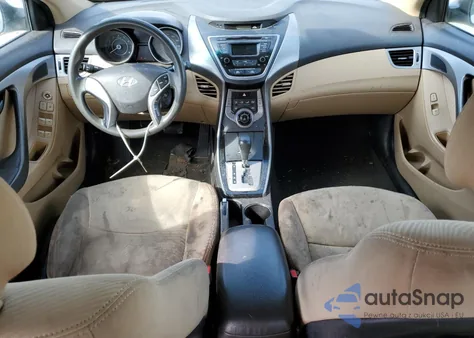 2013 Hyundai Elantra Gls z USA, uszkodzony, nr VIN 5NPDH4AE5DH302095